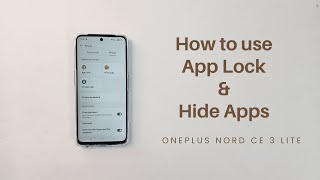 OnePlus Nord CE 3 Lite 5G: Cara menggunakan kunci Aplikasi dan menyembunyikan aplikasi screenshot 3