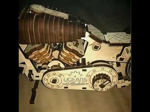 Байк VM 02 от UGEARS - видео от покупателей, сборная модель, 3d пазл