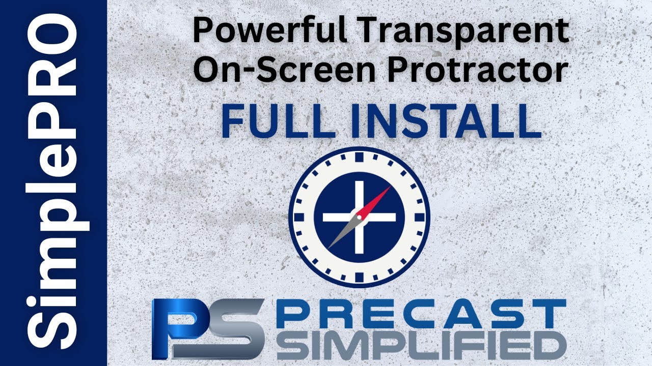 How to Install SimplePRO Protractor
