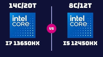 Intel Core i7 13650HX vs i5 12450HX - Should you upgrade?
