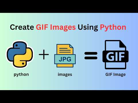 Create a GIF with Python | Project Tutorial
