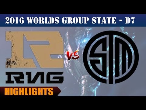 [Highlights] RNG vs TSM - LoL WCS 2016 D7 - Oct 08, 2016 | Royal Never Give Up vs Team SoloMid