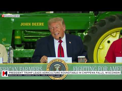 🇺🇸 President Trump's Full Roundable with Farmers in Chippewa Falls, Wisconsin