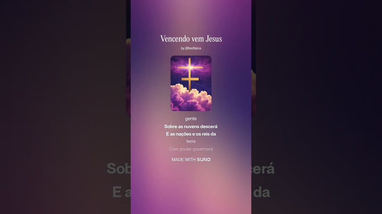 hino 112 Vencendo vem Jesus - Já refulge a glória eterna. De Jesus, o Rei dos reis ...