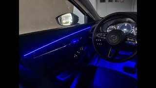 Mazda | How To AMBIENT led LIGHT install?