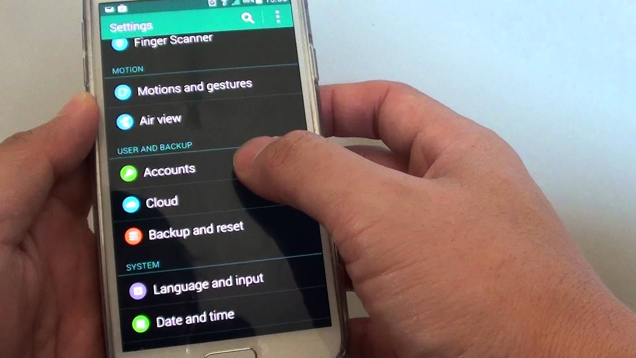 Samsung Galaxy S5 How to Enable/Disable Calendar Sync YouTube