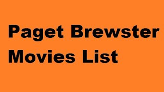 Famous Paget Brewster Movies List Net Worth