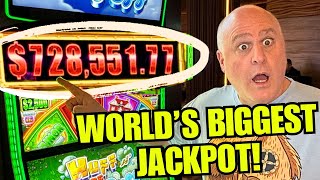 WORLD'S LARGEST HUFF N MORE PUFF GRAND JACKPOT... OVER $728,000!