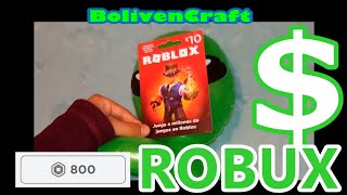 Robux Facil Con La Tarjeta Roblox Youtube - como canjear un codigo de robux en roblox