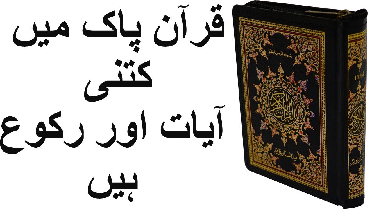 Total Ruku Total Ayaat in Quran | Total Ruku in Quran | قرآن میں کتنی آیات اور ...