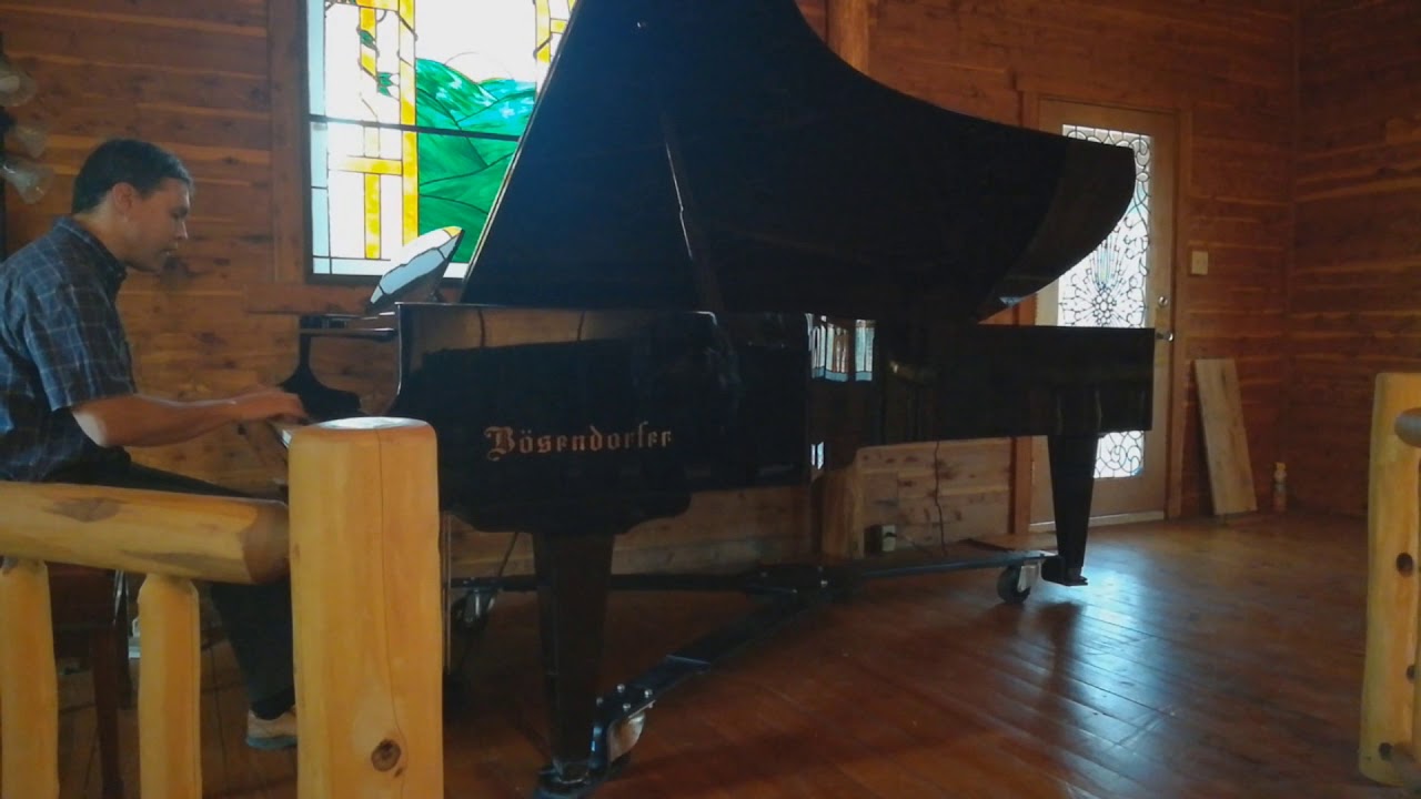 Testing out the Bösendorfer Imperial