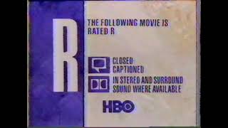 Hbo - The Following Movie Is Rated R