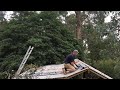 Garden Cabin / Shed Build - Install the Ridge Capping and more Wall Cladding - Urban Garden Build