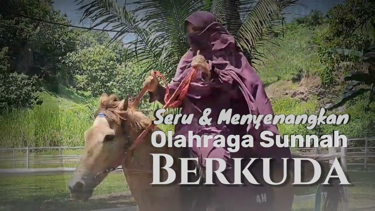 Seru dan Menyenangkan Olahraga Sunah Berkuda Santri Putri