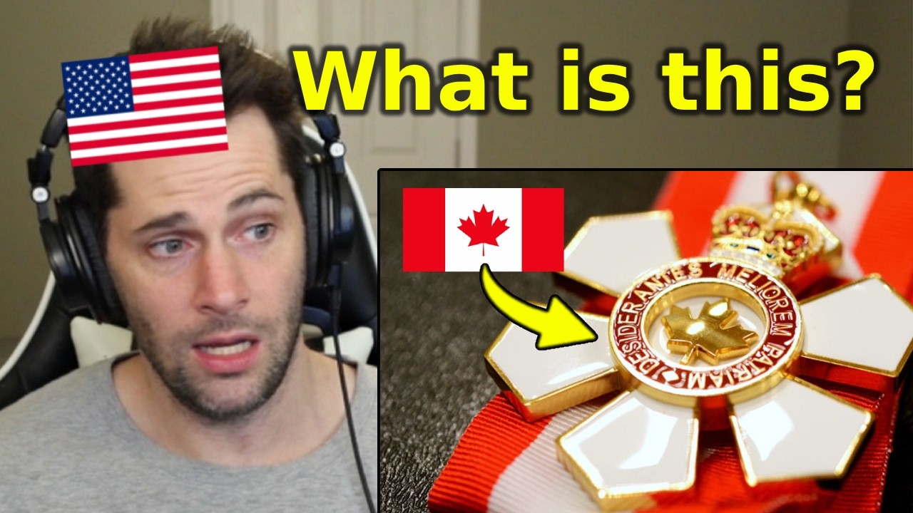 American Reacts to the "Order of Canada" Explained