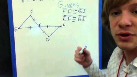 Vertical Angles Example.