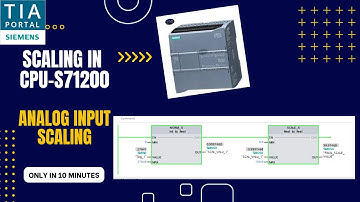 HOW TO DO SCALING OF A ANALOG INPUT IN SIEMEMS PLC.(Eng subtittle)#tiaportal #scaling #viralvideo