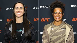 EXCLUSIVO! Ariane Lipski e Karine Silva abrem o jogo sobre luta no UFC Vegas 91