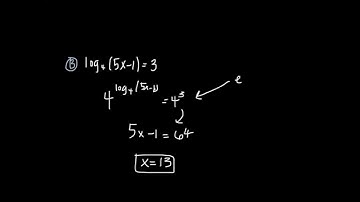 7.6: Logarithmic Equations (Algebra II)
