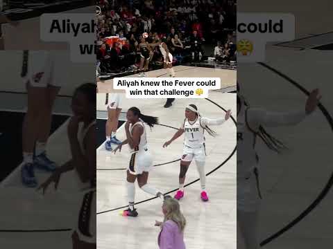 Aliyah Boston was ready 😂