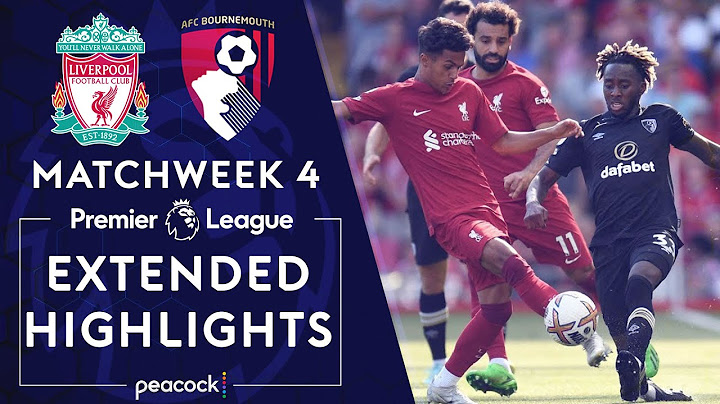 Liverpool v. Bournemouth | PREMIER LEAGUE HIGHLIGHTS | 8/27/2022 | NBC Sports