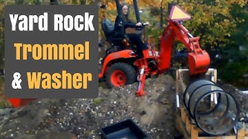 Rock Trommel / Rock Washer (Part #1 - Demonstration)