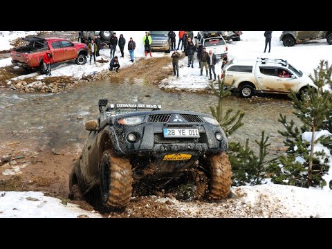 Toyota Hilux 🔥Mitsubishi L200  Extreme OFF ROAD @TURKIYE / Karadeniz Yaylalarında Heyecan Dolu