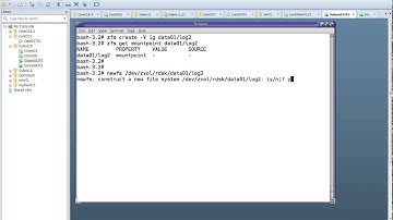 Creating ZFS file system in Solaris 10