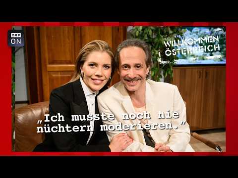 Victoria Swarovski and Michael Ostrowski on "Willkommen Österreich" with Stermann and Grissemann