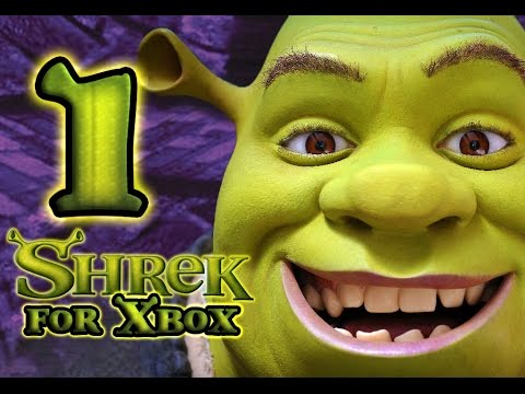 Shrek Walkthrough Part 1 Xbox Intro 100 Level 1 Mother Goose World Youtube