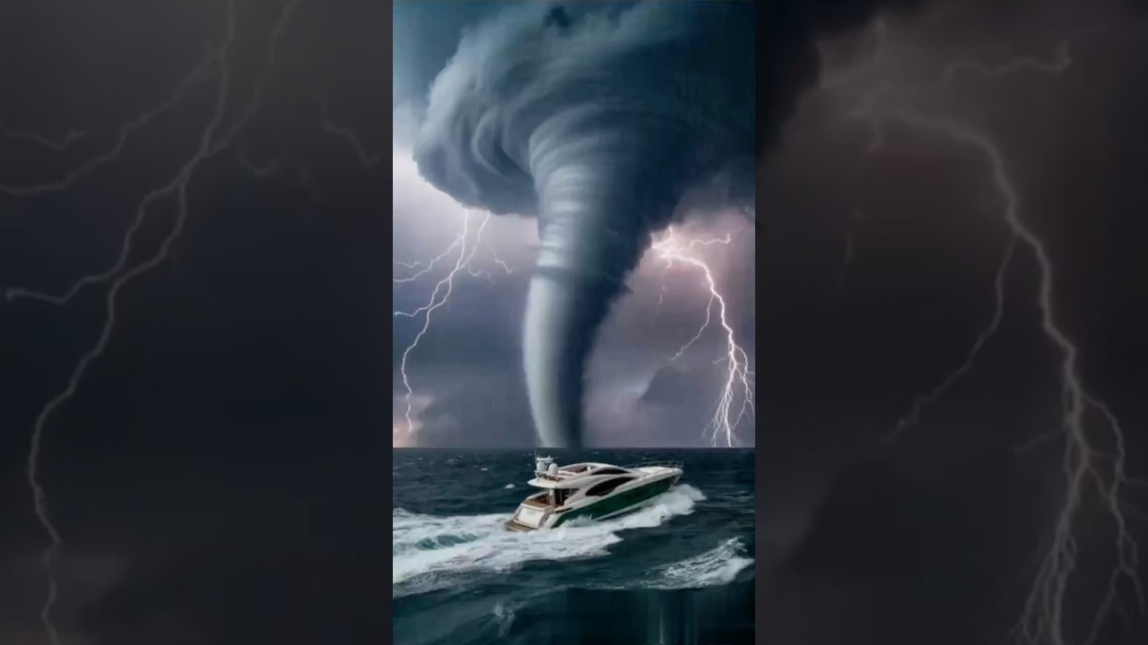 Yacht vs. Killer Storm! (The Insane Escape!) 🌪️🚤 