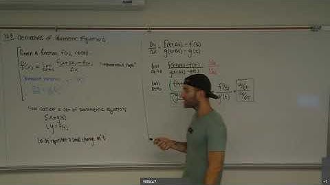10.3 Derivatives of Parametric Equations