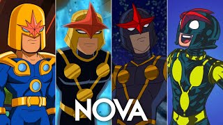 Evolution of Nova in cartoons