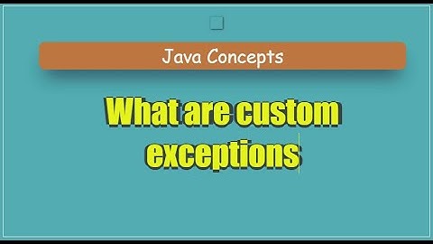 Java Exceptional Customization: Creating and Using Custom Exceptions