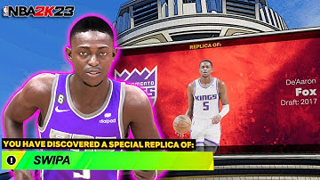 How to unlock the "SWIPA" Replica build on NBA 2K23! DE