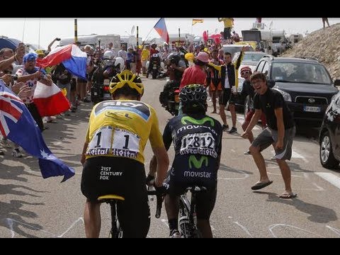 Tour De France 2013 Stage 15 Chris Froome ATTACKS Contador! Reaction.