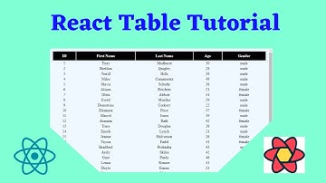 React Table Tutorial for Beginners - React-Table