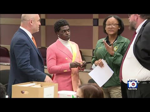 Kodak Black appears in Broward court; to enter rehab facility next week