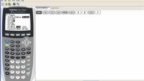 Hypothesis Test Mean Small Sample TI84