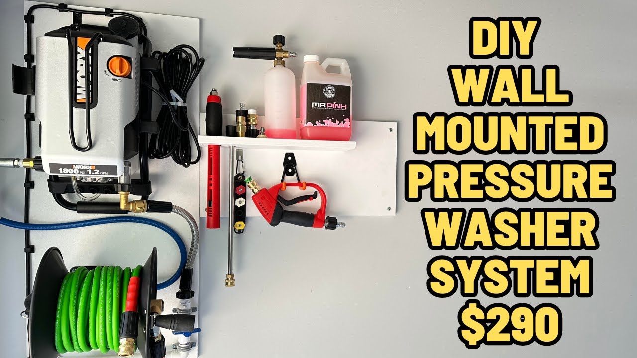 Wall Mounted Pressure Washer: The Easiest Way to Detail Your Car