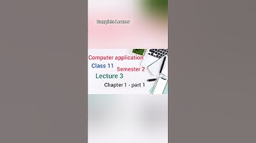 COMPUTER APPLICATION CLASS 11 SEMESTER 2 SHORTS #shorts #computerapplication #class11 #semester2