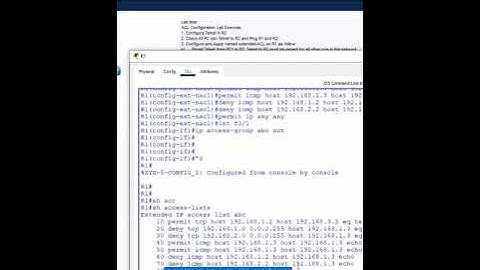 Assignment Extended ACL Lab Part 63 | Networkforyou | CCNA #ciscoccna #ccnalab #shortsvideo