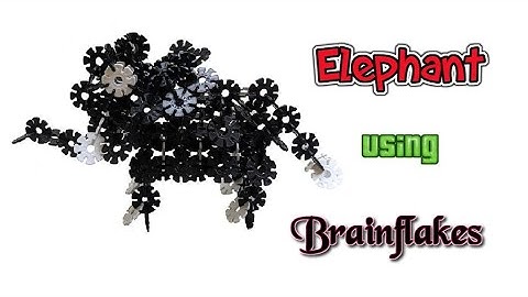How to build an Elephant using Brain Flakes | Brain Flakes ideas | Kids Creative ideas
