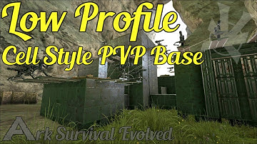 Cell Style Base With Everything! | Low Profile PVP Build Guide | The Center | Ark: Survival Evolved