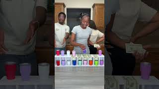 Matching the bottle challenge game #challenge #competition #game #family