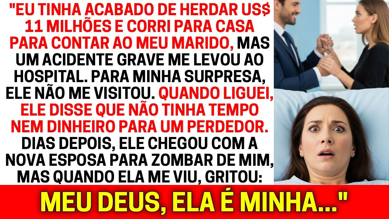 Sobrevivi a um acidente logo após herdar US$ 11 milhõe… a nova esposa do meu marido gritou ao me ver