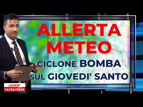 Allerta Meteo, Italia sott'acqua: Ciclone-Bomba sul giovedì Santo, maltempo estremo