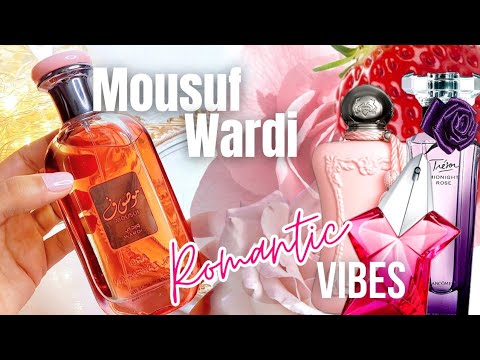 عطر موصوف وردي  من أرض الزعفران بديل عطر    