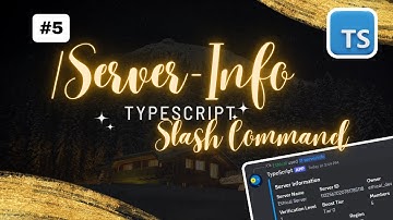 How to Code a ServerInfo Command in TypeScript for Your Discord Bot