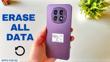 How to Reset Oppo F29 5G | Factory Reset Setting